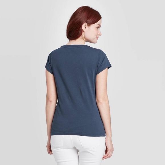 Universal Thread Navy Blue Short Sleeved Tee XS NEW - Picture 3 of 6